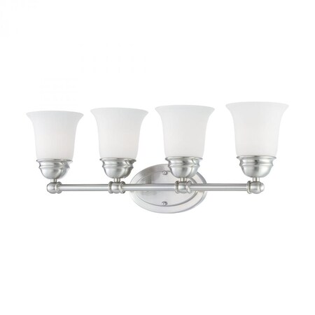 Thomas Bella 4-Light Wall Lamp in Brushed Nickel SL714478